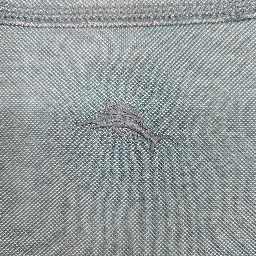 Tommy Bahama Reversible Quarter Zip Pullover Mens XXL Green Herringbone Knit